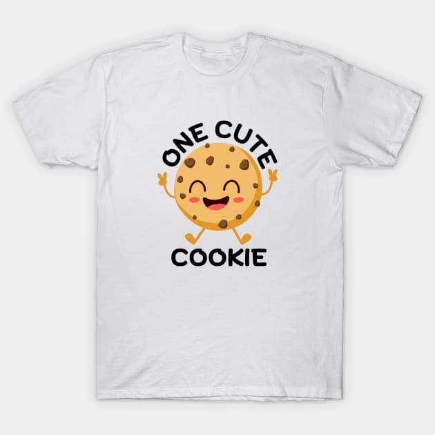 One Cute Cookie | Cookie Pun T-Shirt by Allthingspunny